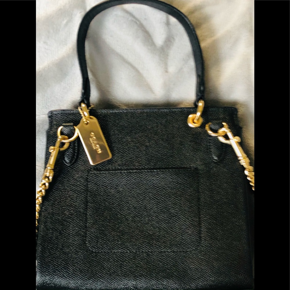 Coach Avary black crossgrain leather crossbody - Picture 2 of 12